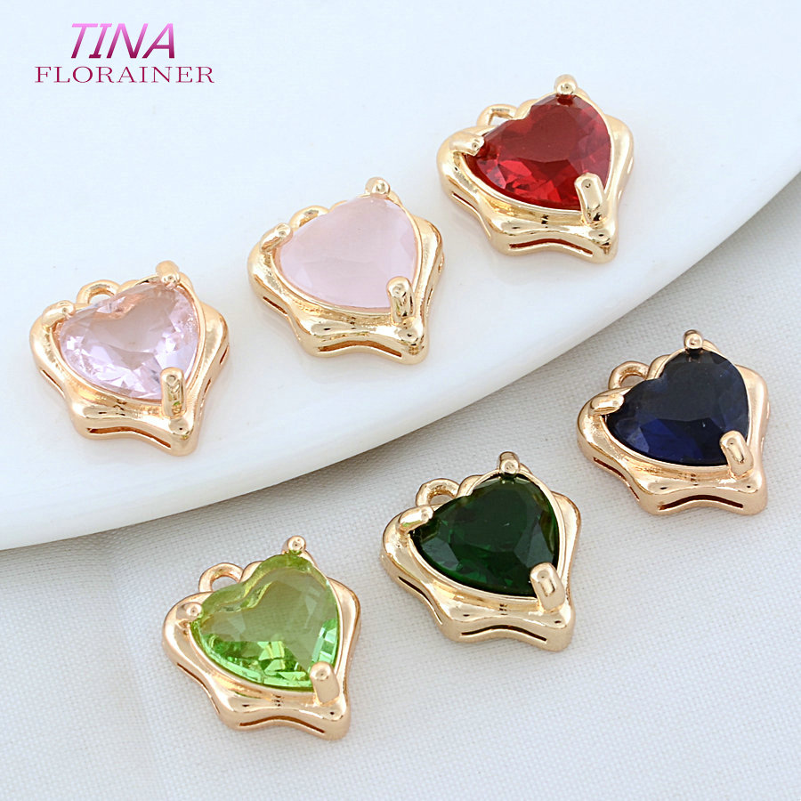 Table Tennis 11 - 6PCS 11*13MM 18K Gold Color Brass