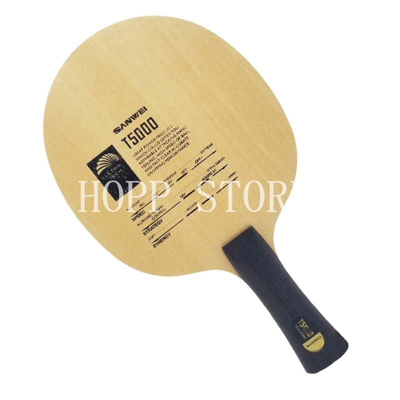 Original SANWEI T5000 CARBON T - огляд і ціна Table Tennis Custom Bat