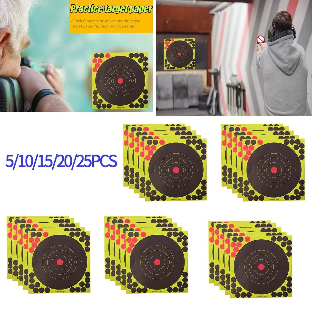 5/10/15/20/25PCS 8-inch Splatt - огляд і ціна Practice Target Board