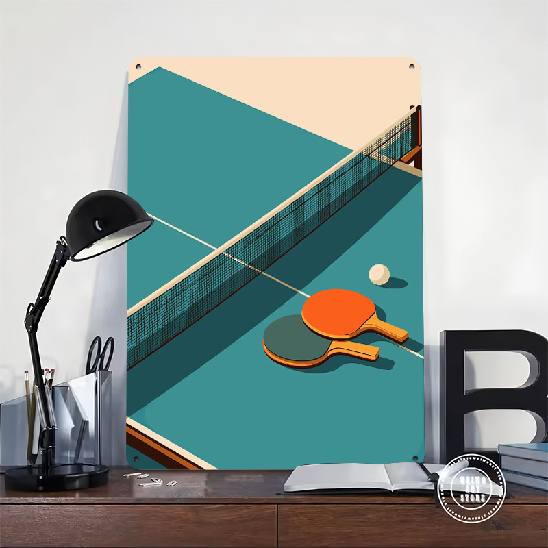 Table Tennis Still Life Illust - огляд і ціна Table Tennis Illustration
