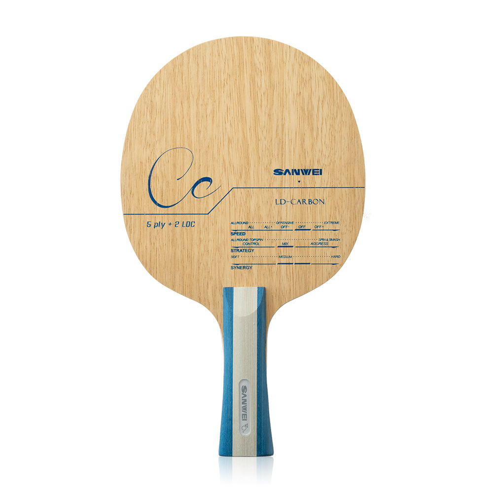 SANWEI CC CARBON Table Tennis  - огляд і ціна Table Tennis Custom Bat