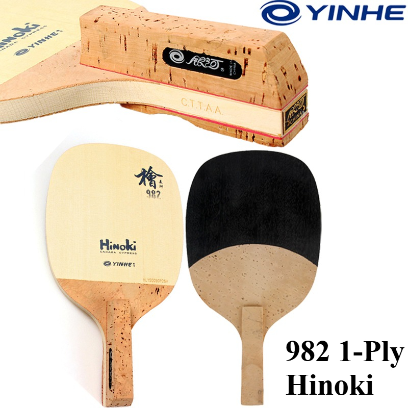 YINHE 982 1-Ply Solid Hinoki T - огляд і ціна Table Tennis Paddles