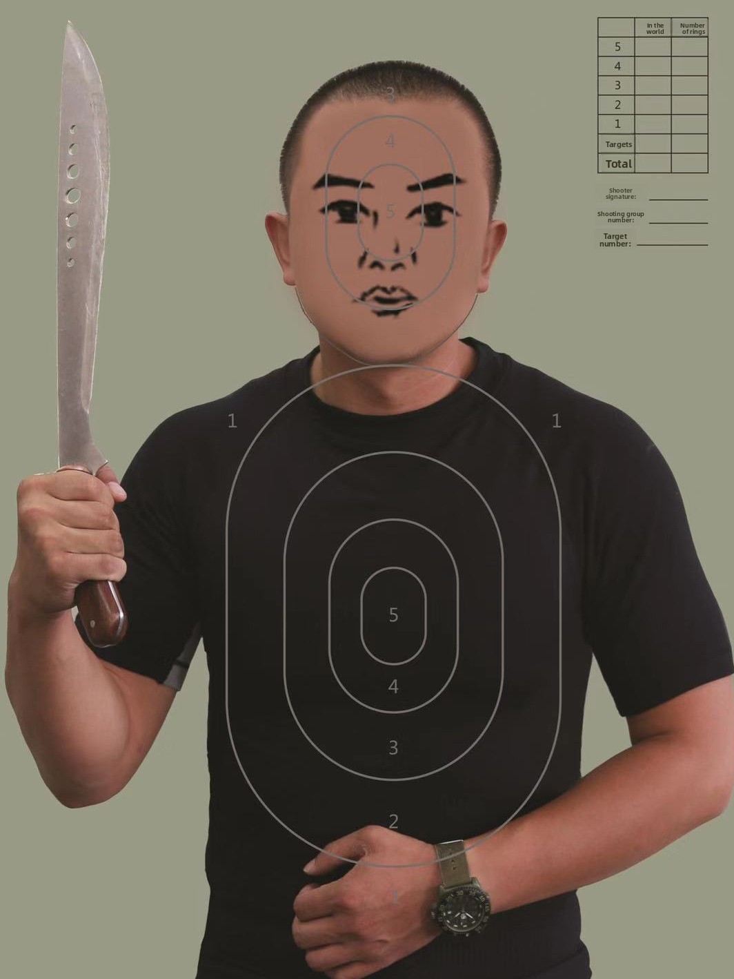 IPSC IDPA Target Paper Corruga - огляд і ціна Practice Target Board