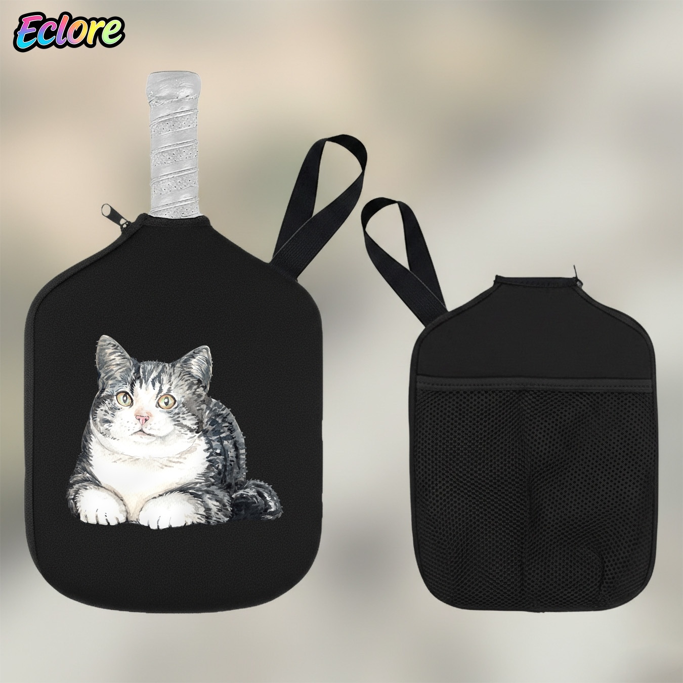 Cute Watercolor Cat Pickleball - огляд і ціна Table Tennis Paddles