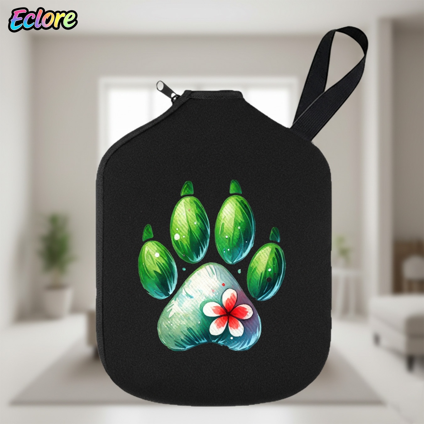 Green Watercolor Paw Print Pad - огляд і ціна Table Tennis Paddles